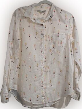 NWT Acote women’s shirt M - skater girl print - from Anthropologie